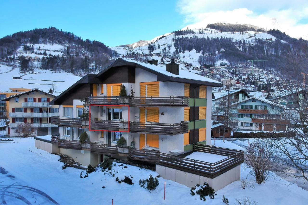 Apartment Next To Titlis Station Engelberg Exteriör bild